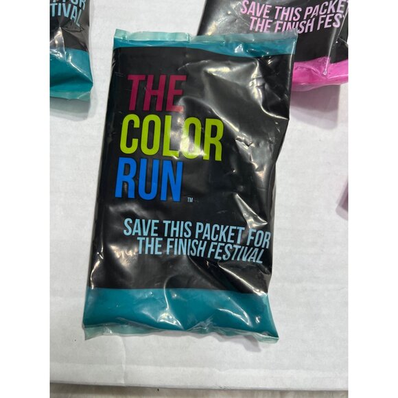 The Color Run Holi Powder pink and blue 4 packs - Picture 2 of 4